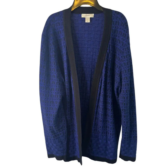CJ Banks Open Front Chunky Knit Cardigan Plus‎ Size 1X - Picture 1 of 9